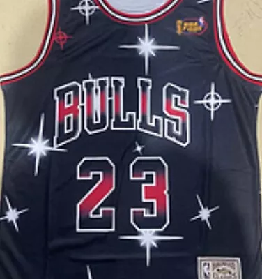 Chicago Bulls Michael Jordan BLUE NBA FINALS 2022 Classics Jersey.   SIZE XL • $45