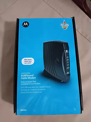 Motorola SURFboard SB5101U (563452-001-00) 38 Mbps Cable Modem - No Power Cord • $4.25