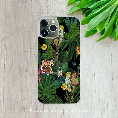 Jungle Tropical Tiger Parrot Art Hard Phone Case Cover For Iphone/samsung/huawei • £6.99
