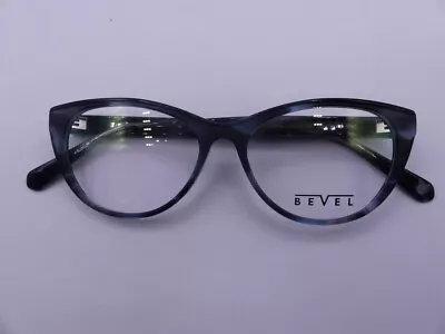 Bevel 3715 Burmese Mood Blue Womens Eyeglasses Frames Size 50-15-135 • $299.99