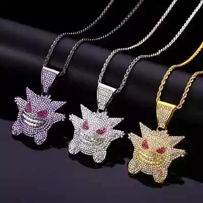 $15.99 • Buy Children Gift Jewelry Unisex Exquisite, Bubble Pendant Hip-Hop,Gengar Necklace