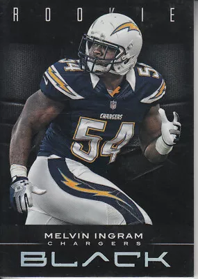 2012 Panini Black Football Card #167 Melvin Ingram Rookie/349 • $1.49