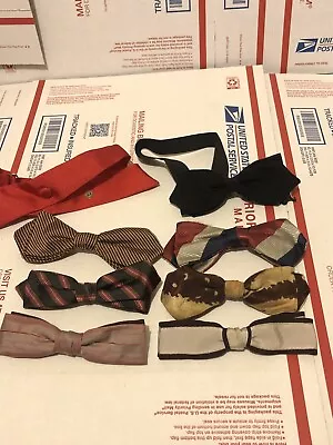 Mens 1950s Bow Ties VTG Ormond Bowtie Bow Clip Butterfly Lot Of 8 • $75