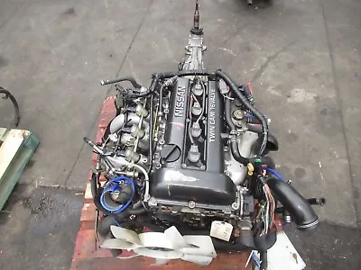 Jdm Sr20det Nissan Silvia S13 2.0l Black Top Turbo Engine 5spd Trans Ecu Sr20det • $6999