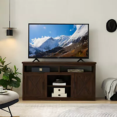 Farmhouse TV Stand Entertainment Center TV Media Console For TVs Up To 65'' • $214.99