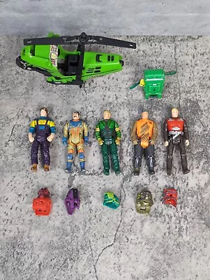 Vintage 1980's M.A.S.K. Lot Of 5 Action Figures 3  & 5 Masks Condor & More • $49.95