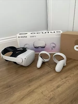 Meta Oculus Quest 2 128GB All-In-One VR Headset With ControllersElite Head Stra • £155