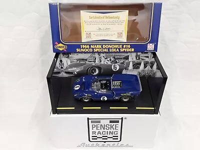 GMP 1/18 Scale Sunoco 1966 T70 Lola Spyder #16 Mark Donohue Penske Racing (Rare) • $214.95