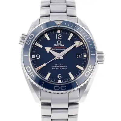 OMEGA Seamaster Planet Ocean 600M Co-Axial 45.5mm Ti Blue Dial 232.90.46.21.... • $3550