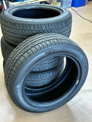 $399 • Buy Pirelli P Zero Nero Ultra High Performance All Season 235/50 ZR 18 Tire Set Of 4