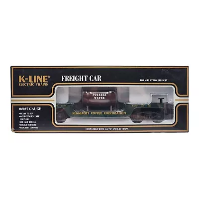 K-Line Kennecott Copper Classic Depressed Center Flat Car Potable Water K5513 • $29.95