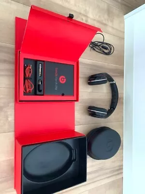 Beats By Dr. Dre - Monster Beats Pro Headphones Black/Red Tested • $99