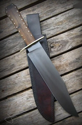 $69.90 • Buy Coffin Handle Bowie Knife Custom Handmade Bowie Black D2 Steel Full Tang
