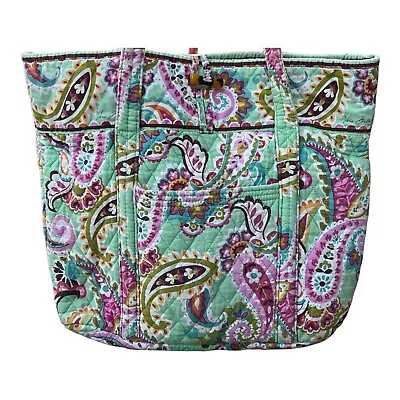 Vera Bradley Tutti Frutti Tote Bag Shoulder Purse Quilted Double Handles Retired • $35.99