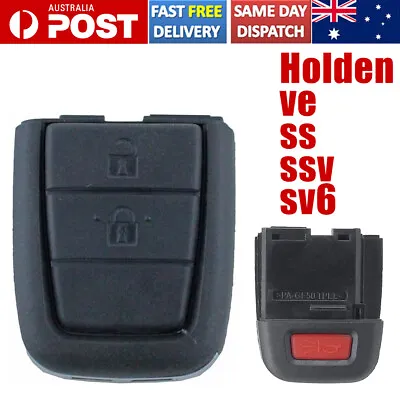 2 Buttons Car Key Case Cover Shell For Holden VE Commodore UTE SS SSV SV6 Black • $10.29