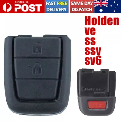 Car Key Case Cover Shell For Holden VE Commodore UTE SS SSV SV6 Black 2 Buttons • $10.29