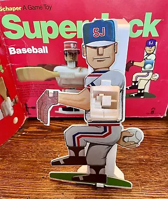 Vintage Super Jock Baseball Game With Original Box 1977 • $5