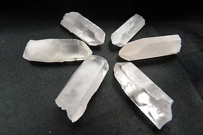 Madagascar Clear Quartz Crystal Wand6 Pieces 20g Multi PkReiki Meditation MW30 • £5.99