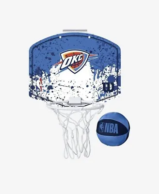 Wilson NBA Team Mini Basketball Hoop - Oklahoma City Thunder - Basketball Hoops • $14.99