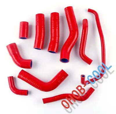 Red Silicone Radiator Water Hose Kit For 2006-2020 2007 2008 Yamaha YZF R6 YZFR6 • $55.99