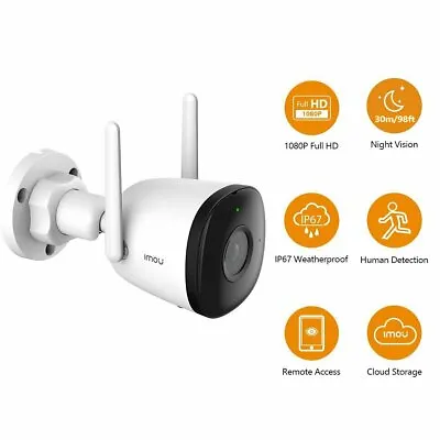 IMOU 1080P Wireless Security IP Camera System HD CCTV Outdoor HD Human Detect • £27.19