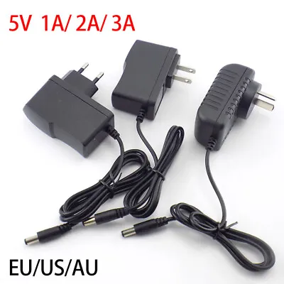 5V 1A 2A 3A AC/DC Power Supply Adapter Charger For LED Strip Light CCTV Camera • $6.59