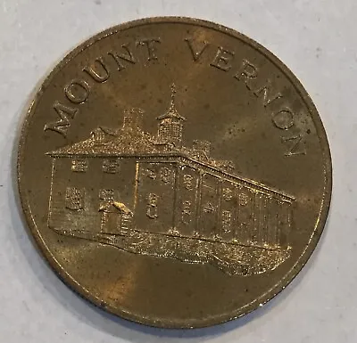 Landmarks Of America Mount Vernon Virginia Token Coin Medal George Washington • $2.95