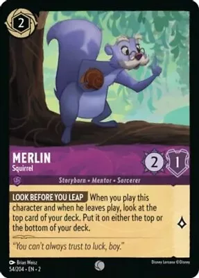 Merlin - Squirrel - 54/204 - Common Light Play English Magic The Gathering MTG  • $0.99