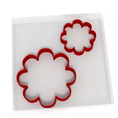 £3.49 • Buy Flower 3 Cookie Cutter Set Of 2 Biscuit Dough Icing Shape Floral Petals Plants