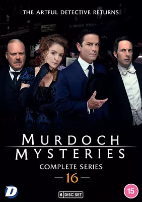 Murdoch Mysteries: Complete Series 16 DVD (2023) Yannick Bisson Cert 15 6 Discs • £34.12