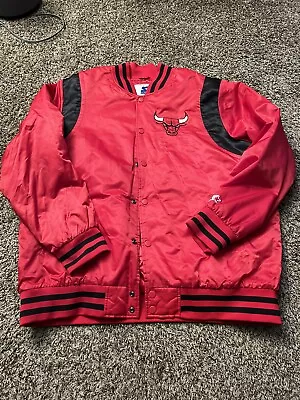 Chicago Bulls Starter Jacket XXL • $60