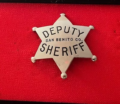 Rare/Vintage-Circa 1930's San Benito County California Badge HM- Patrick & Co • $349