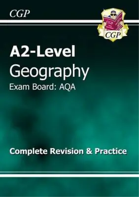 A2 Level Geography AQA Complete Revision & Practice CGP Books Used; Good Book • £3.36