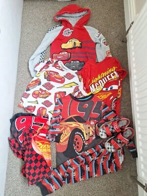 £13.27 • Buy Disneys Cars Lightning Mcqueen Age 5 - 6 Years Bundle Hoodie T-shirts Sandals...