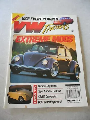 VW TRENDS Magazine JUNE 1998 ZIMMERMAN'S ZOOMER 1969 VW BEETLE OHIO VOLKSFEST • $14.99