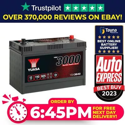 YBX3642 Yuasa Cargo Super Heavy Duty Battery 12V  • £141.06