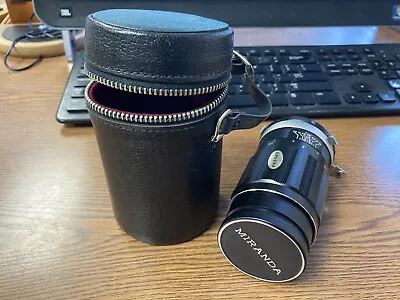 Vintage Miranda Auto 1:3.5 F=135mm Sensorex Camera Lens W/ Case • $39.99