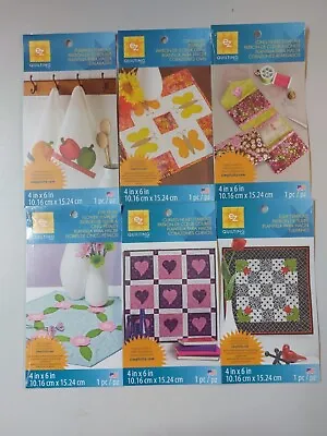 EZ Quilting Plastic Templates - 6 Beautiful Shapes • £2.50