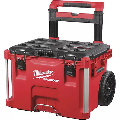 Milwaukee Packout Rolling Toolbox 22.1in.L X 18.9in.W X 25.6in.H Model# • $139