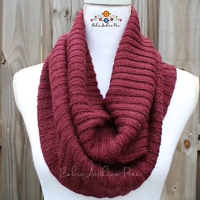 Baby Alpaca Infinity Scarf soft And Lightweight . Extremely Warm.Made In Peru. • $82