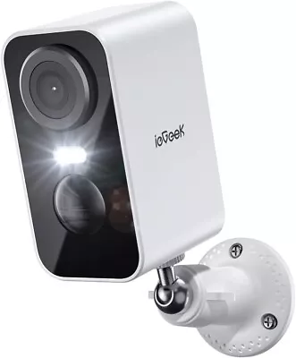 IeGeek 2K Outdoor Wireless Security Camera WiFi Home Battery CCTV System Alexa • £31.95