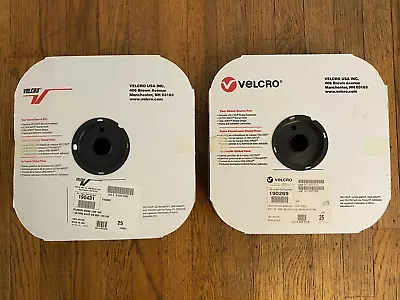 Two Sets Velcro Brand Loop 1000 25 X 2 Yards Sew On Hook And Loop. 190431 190269 • $45