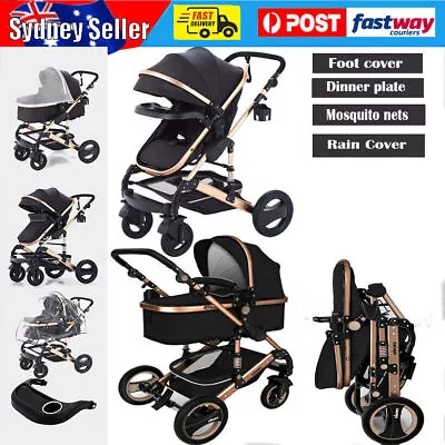 New 9 In 1 ✅Baby Pram ✅Travel Newborn Carriage Baby Stroller Pram Buggy Foldable • $189.89