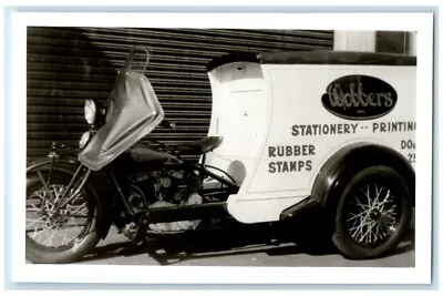 C1930's Indian Motorcycle Occupational #5 San Francisco CA RPPC Photo Postcard • $29.97