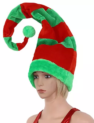 £14.39 • Buy Cute Long Plush Christmas Drama Hat Santa Hat Night Cap