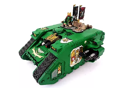 Warhammer 40k Space Marines Land Raider Excelsior Command HQ Tank Painted • £69.99
