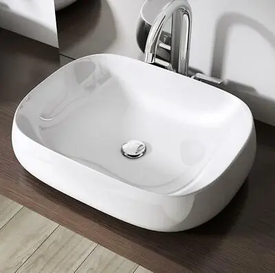 £54.99 • Buy Durovin Bathroom Wash Basin Bowl Vanity Countertop Ceramic Large Oval 560x440mm