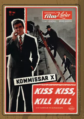 Kiss Kiss Kill Kill - Kommisar X - 1966 DVD -Brad Harris -English Dubbed -READ • $5