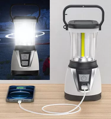 80000 LM Rechargeable Adventure LED Camping Lantern For Emergency Hurricane Lamp • $19.97