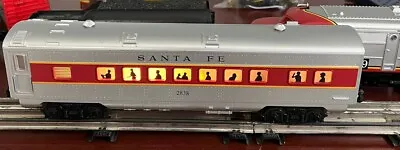 $69.99 • Buy Williams O Gauge Santa Fe Illuminated Passenger Car #2838 - Ex!